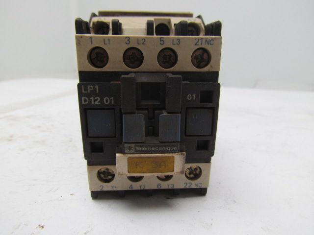 Telemecanique LP1 D12 01 Contactor Relay Motor Starter 24V Coil