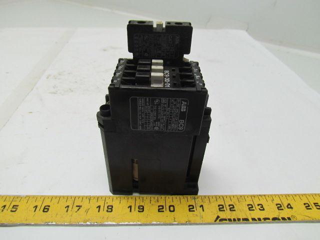 ABB BC9-30-01 CA7 Contactor Relay Motor Starter W/Aux Contacts 24V Coil