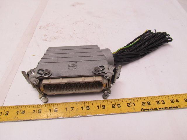 Amphenol C146 10A64 000,2 10A 250V Male Connector w/Housing Module Coupler