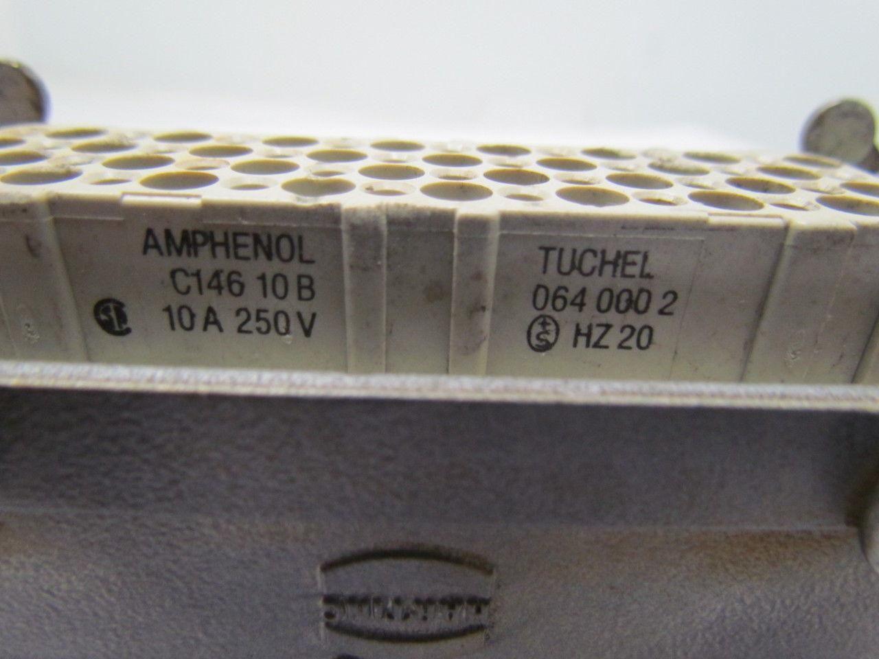 Amphenol Tuchel C146 10B 064 000 2 10A 250V Female Plug Connector W/Housing