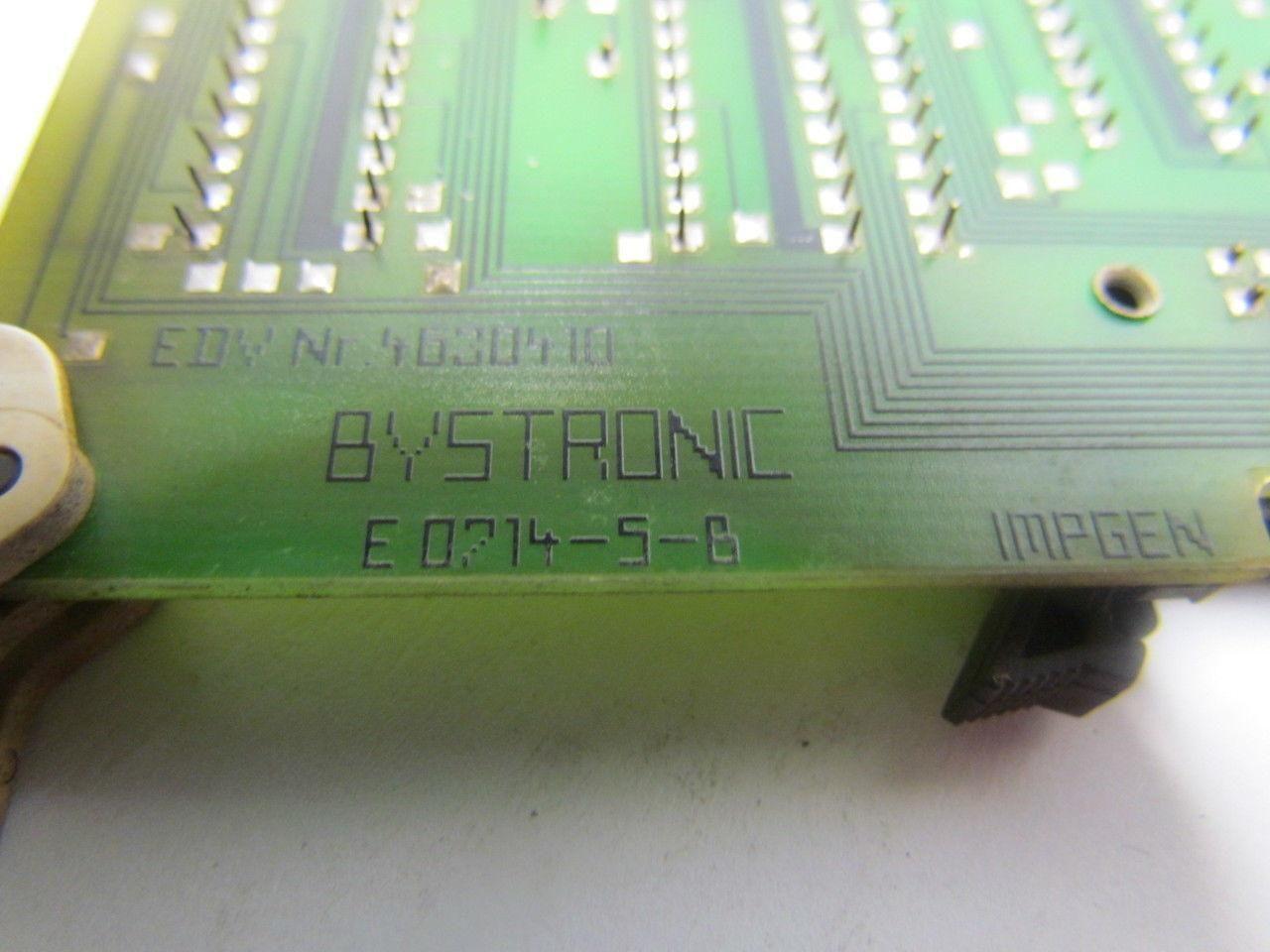 Bystronic E0714-5-B Circuit Control PC Board From BL1500DC
