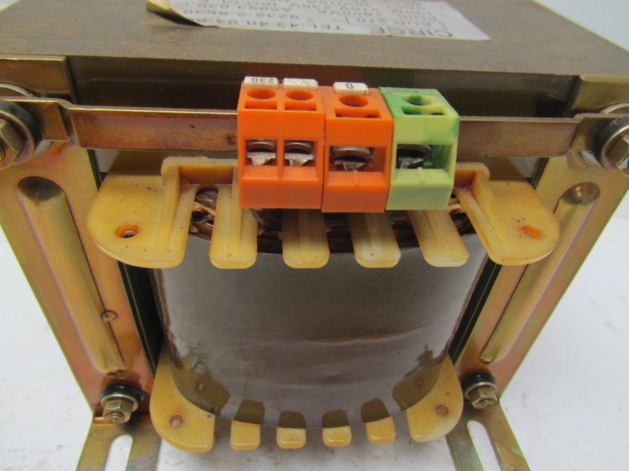 Circe EUR 210 Isolation Transformer 210-230 Pri 30V Sec1 75V Sec2