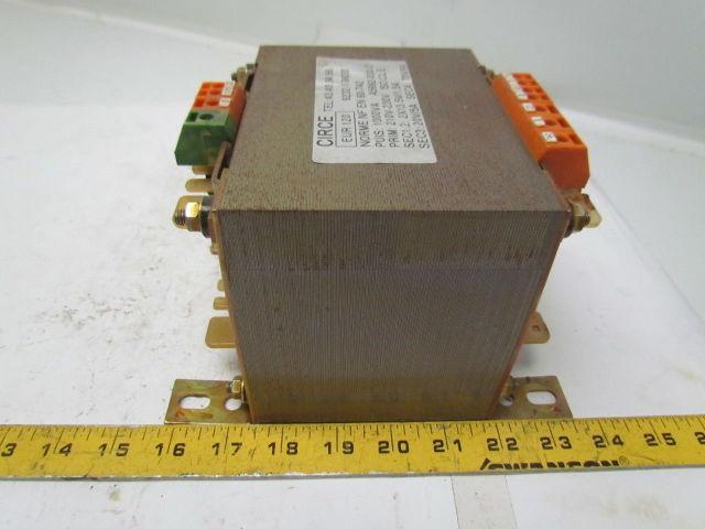 Circe EUR 120 Isolation Transformer Pri 210V-230V Sec1.2 : 2x13.5 Sec3 20V