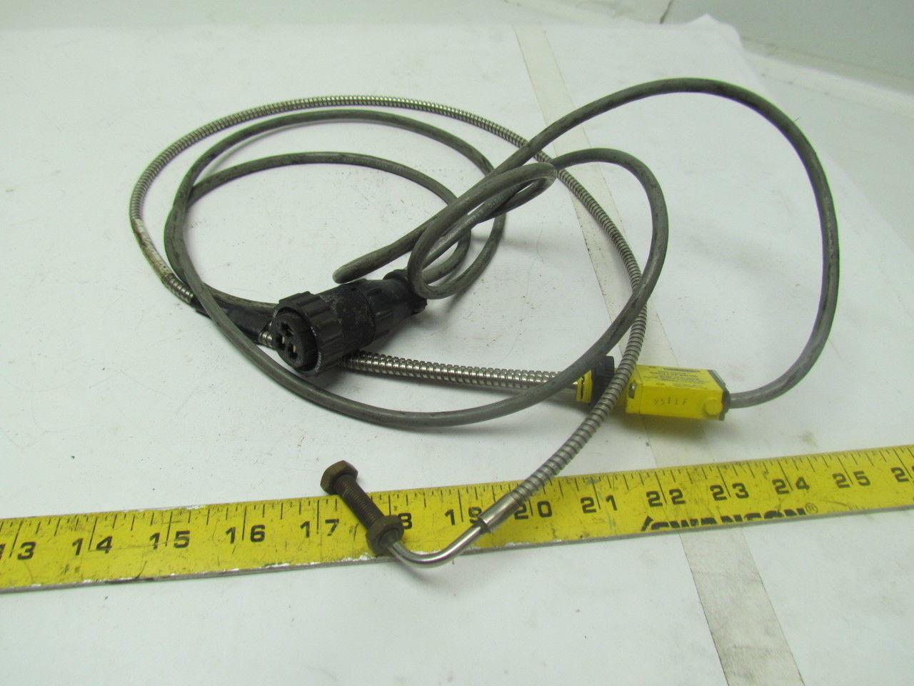 Banner SM312FMHS Mini-Beam Sensor W/BAT23S Fiber Optic Cable