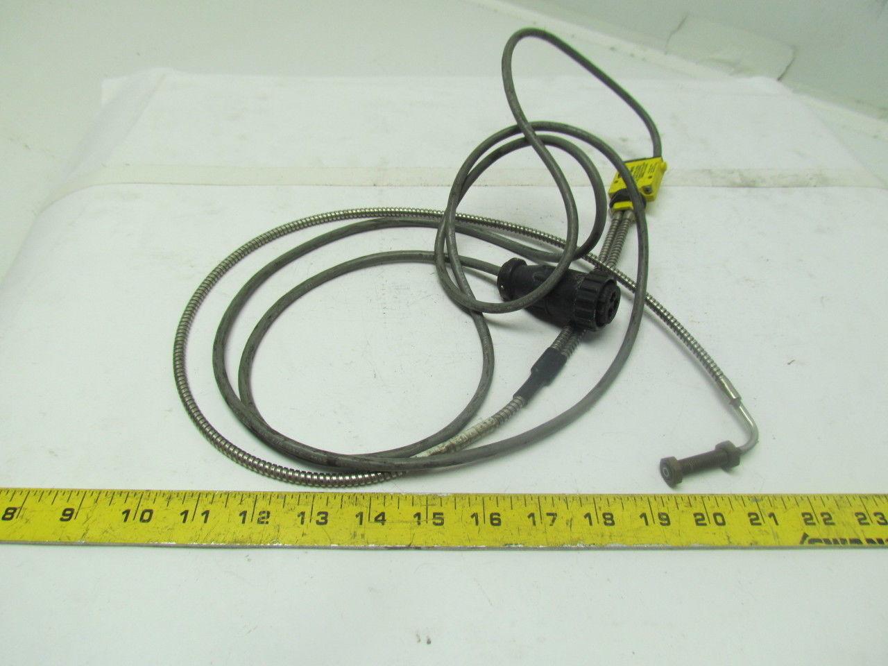 Banner SM312FMHS Mini-Beam Sensor W/BAT23S Fiber Optic Cable