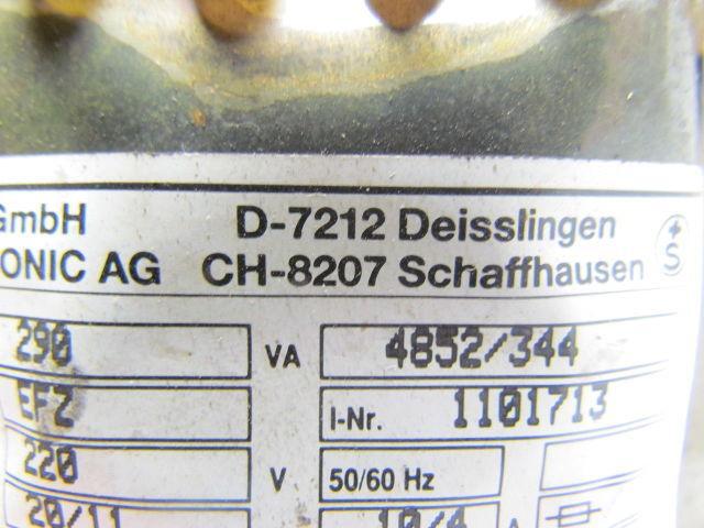 Intronic AG CH8207 Transformer Type EFZ