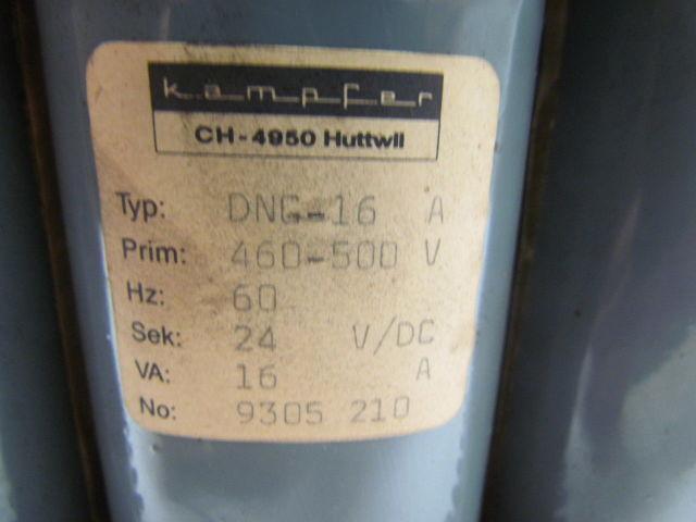 Kampfer Transformer Pri 460-500V Sec. 24VDC