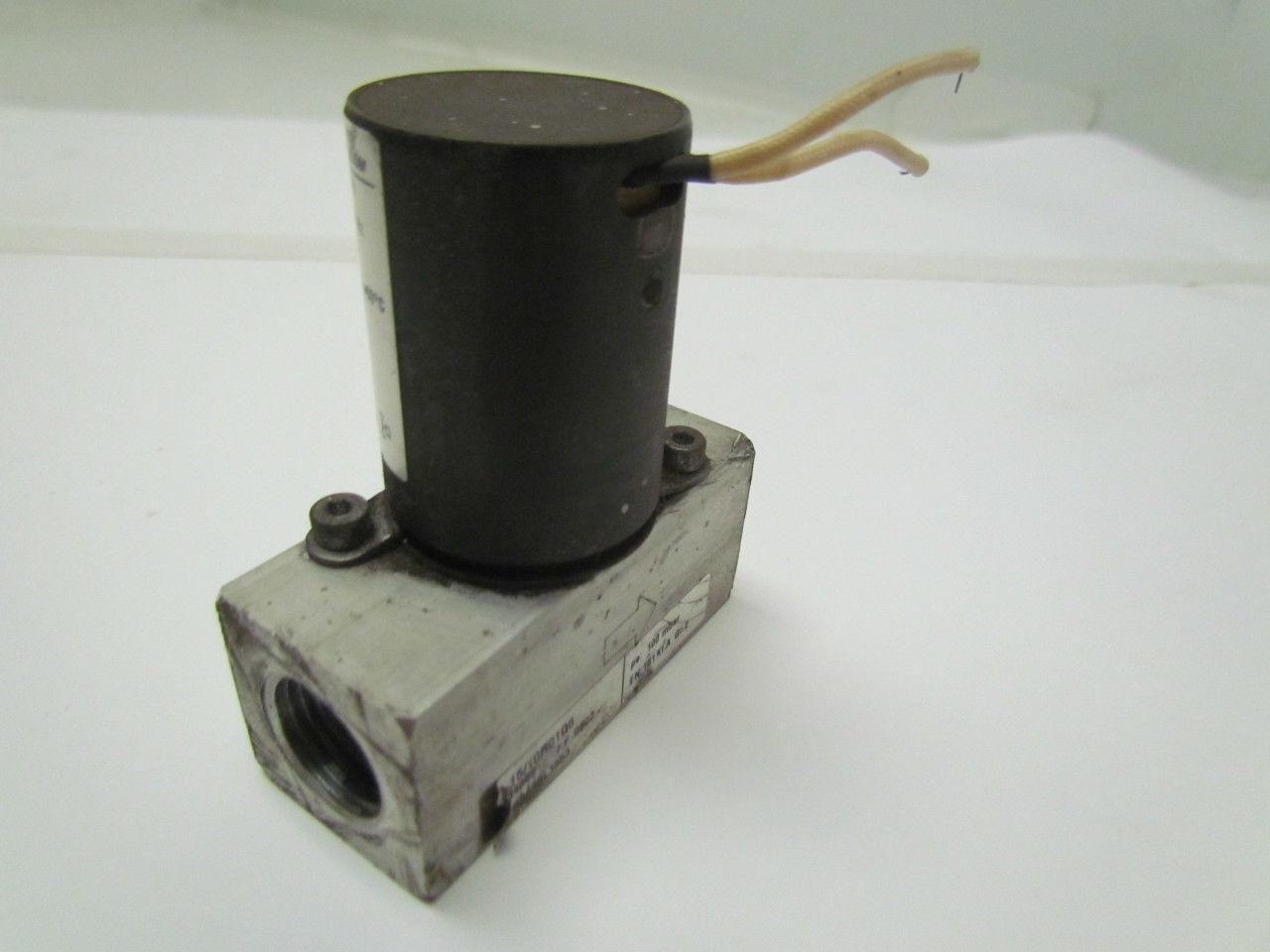 Krom Schroder VG 15/10R01Q6 Gas Solenoid Valve 1/2"npt Ports 100mbar 120V 8VA