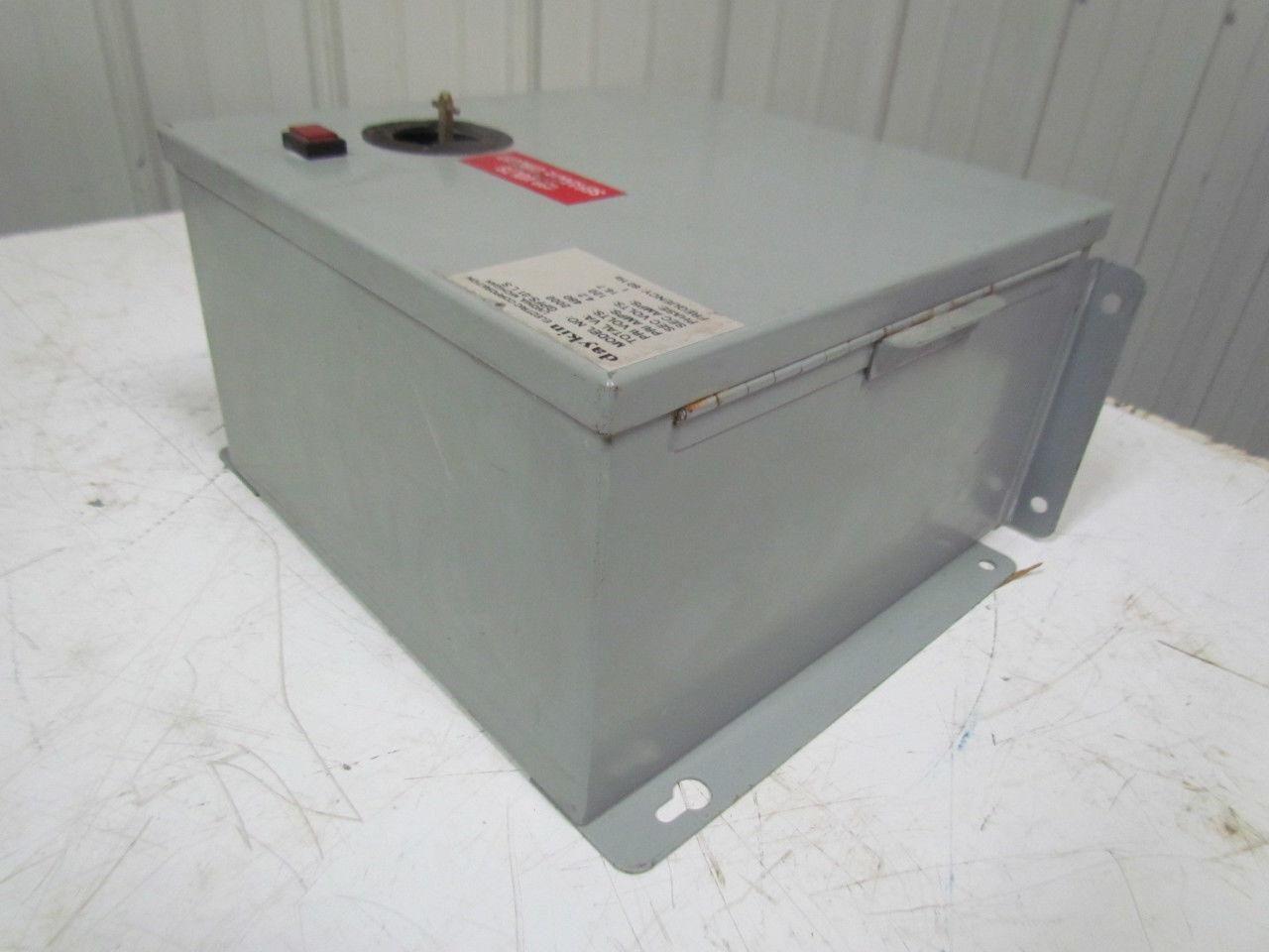 Daykin Elec. GPFS-01 LS Enclosed Transformer Disconnect 2000VA 480V Pri 120V Sec