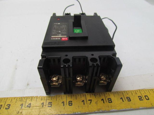 LG ABS-53 50 Amp Circuit Breaker 600V Hyundai HIT15S CNC Lathe