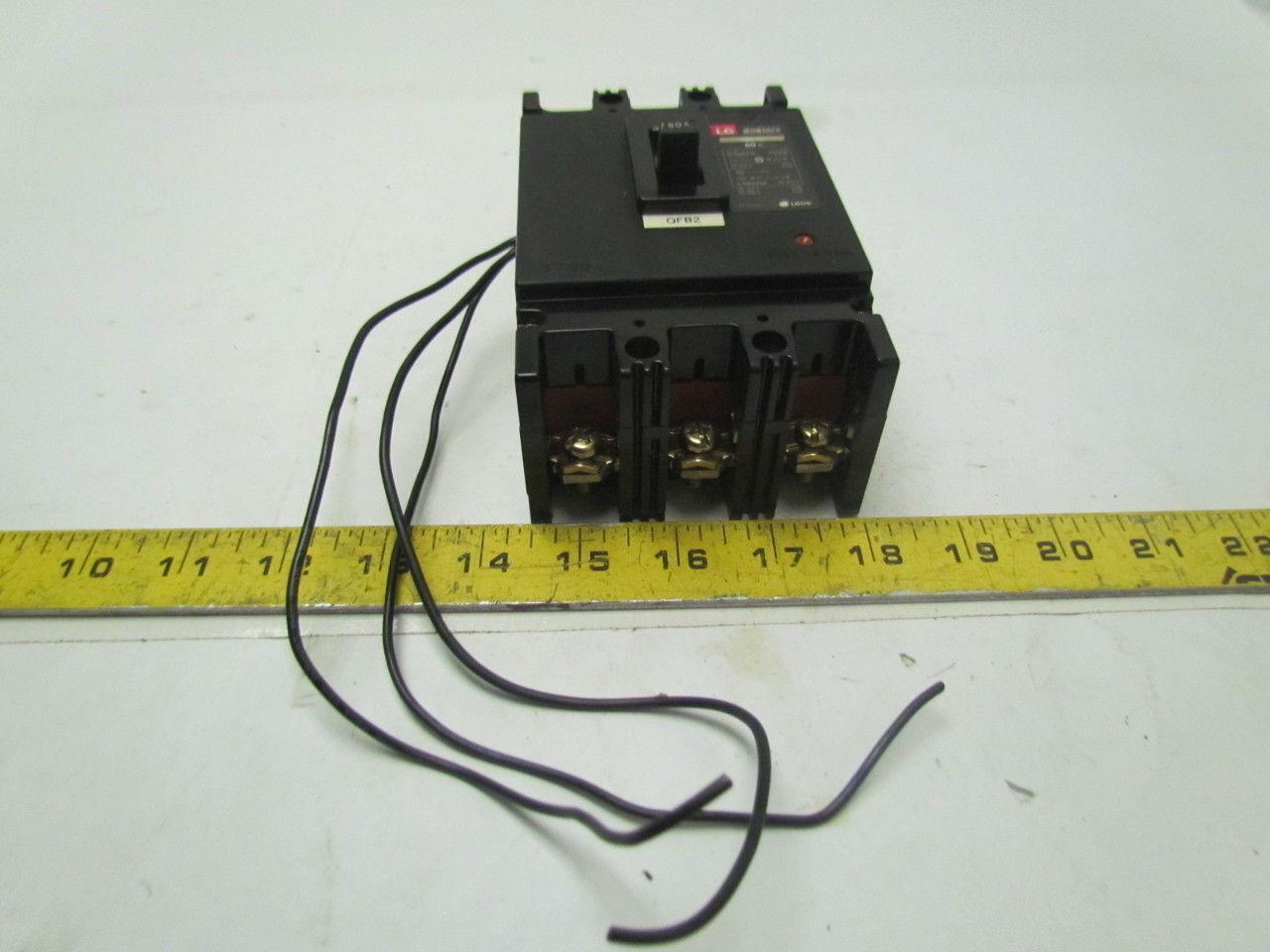 LG ABS-53 50 Amp Circuit Breaker 600V Hyundai HIT15S CNC Lathe