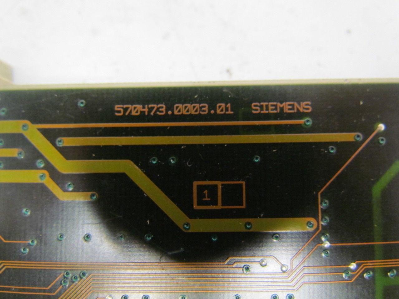 Siemens 570 473 9201.01 Circuit Board Card Hyundai CNC Lathe HIT15S