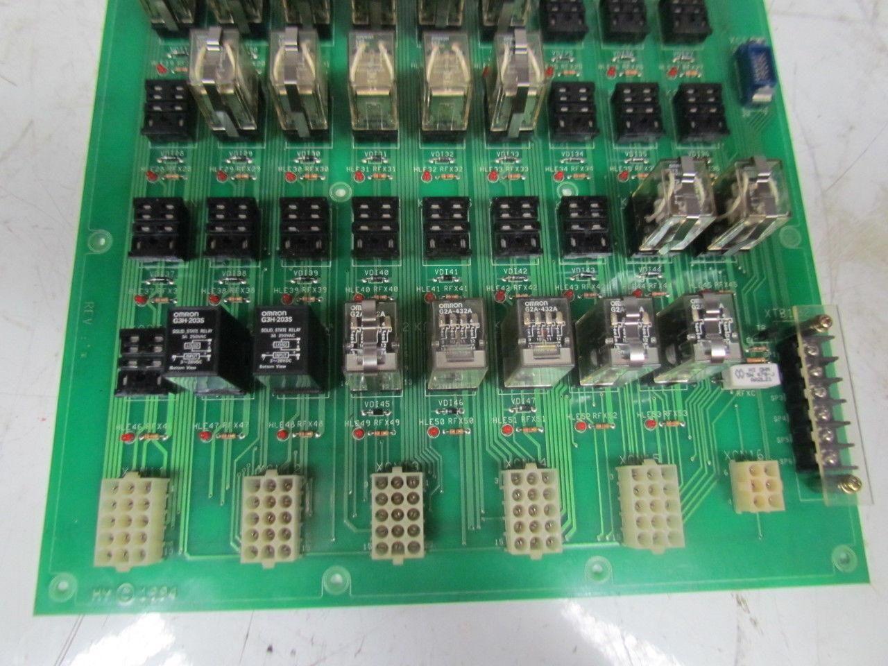 Hyundai RSC-503-3 Relay Circuit Board Hyundai CNC Lathe HIT15S