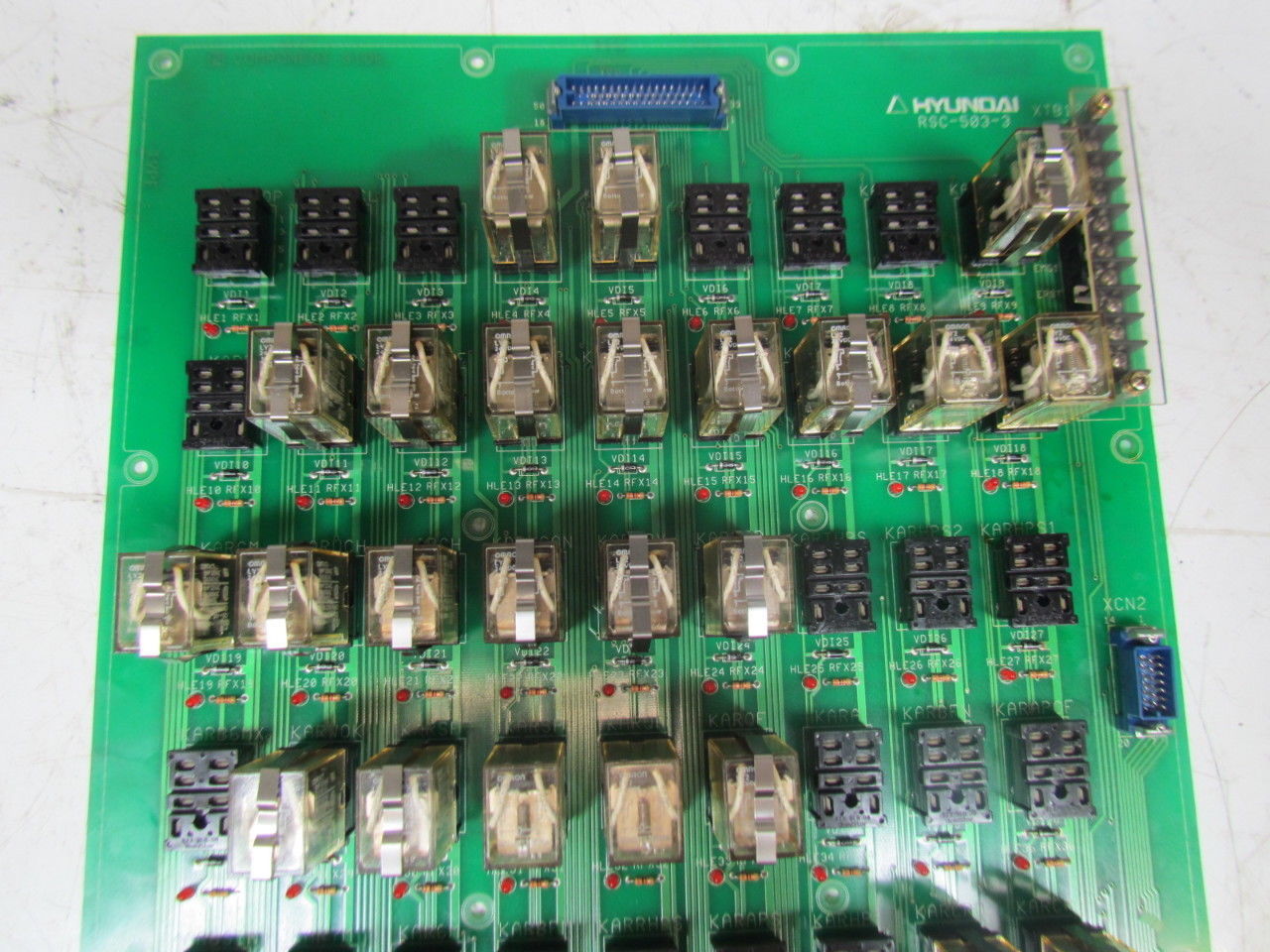 Hyundai RSC-503-3 Relay Circuit Board Hyundai CNC Lathe HIT15S