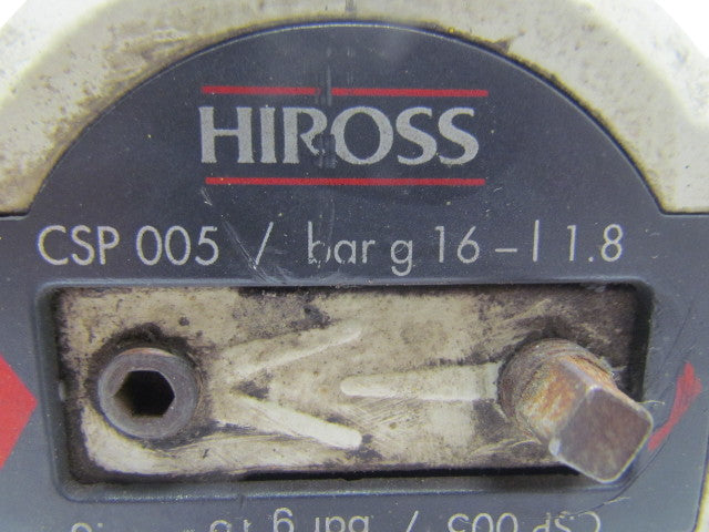 Hiross / Parker CSP 005 Inline Air Filter Housing 1-1/2" B5P