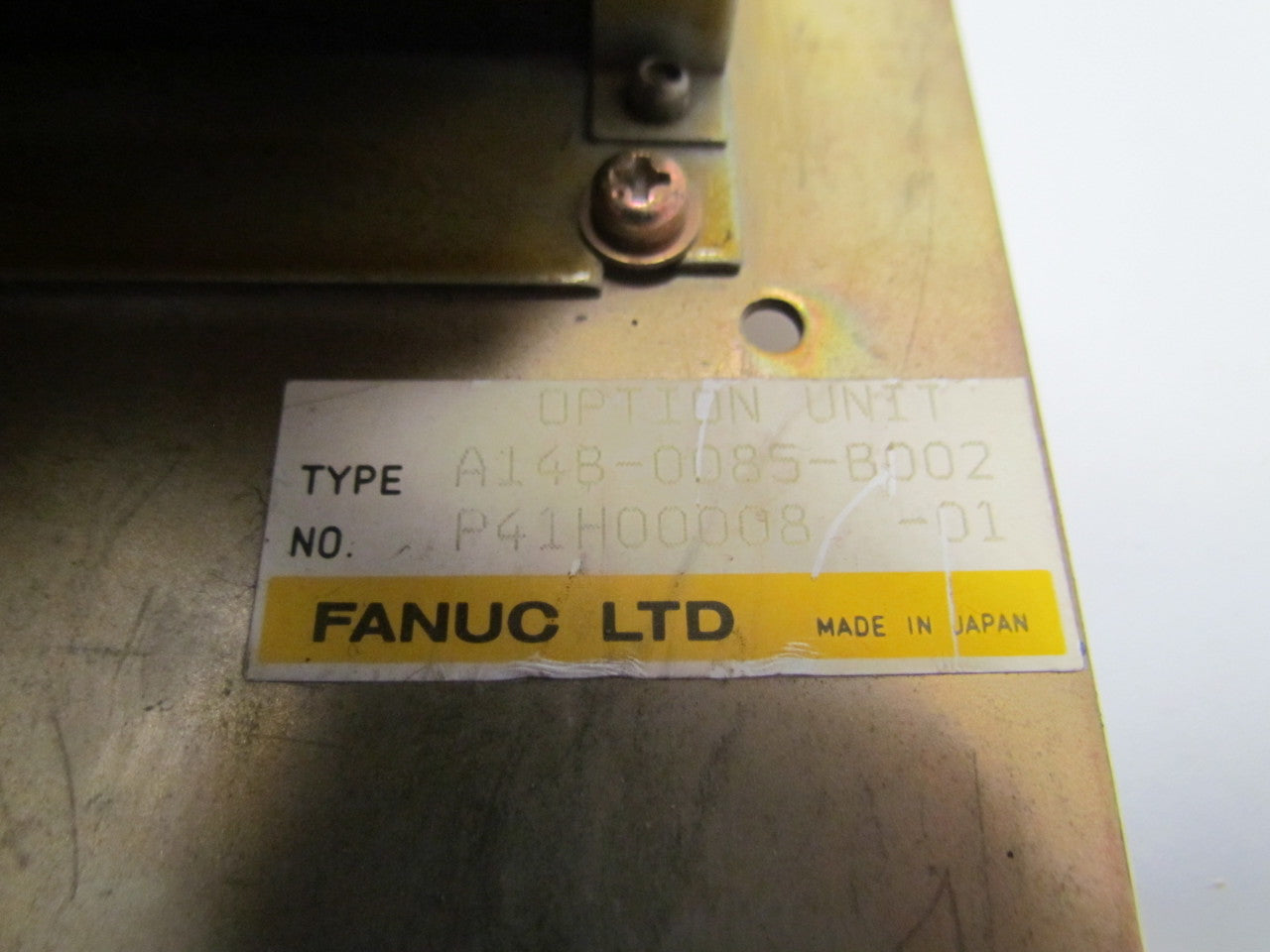 Fanuc A14B-0085-B002-01 Option Unit