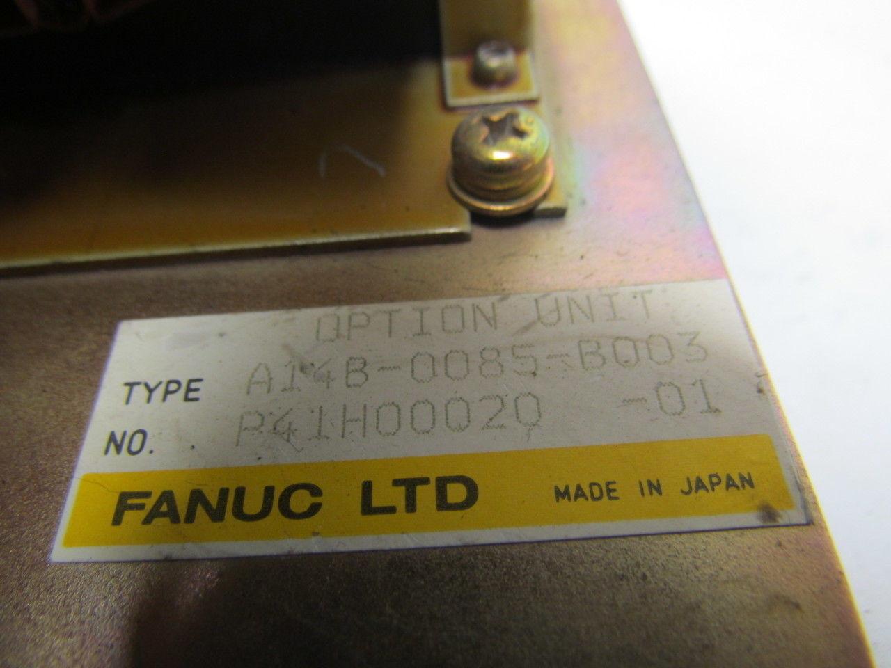 Fanuc A14B-0085-B003-01 AC Line Filter Adapter Option Unit