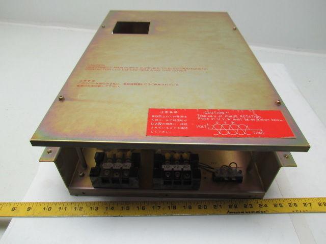 Fanuc A14-0061-B107-01 Input Unit w/Fuji FMC-3 Magnetic Contactor