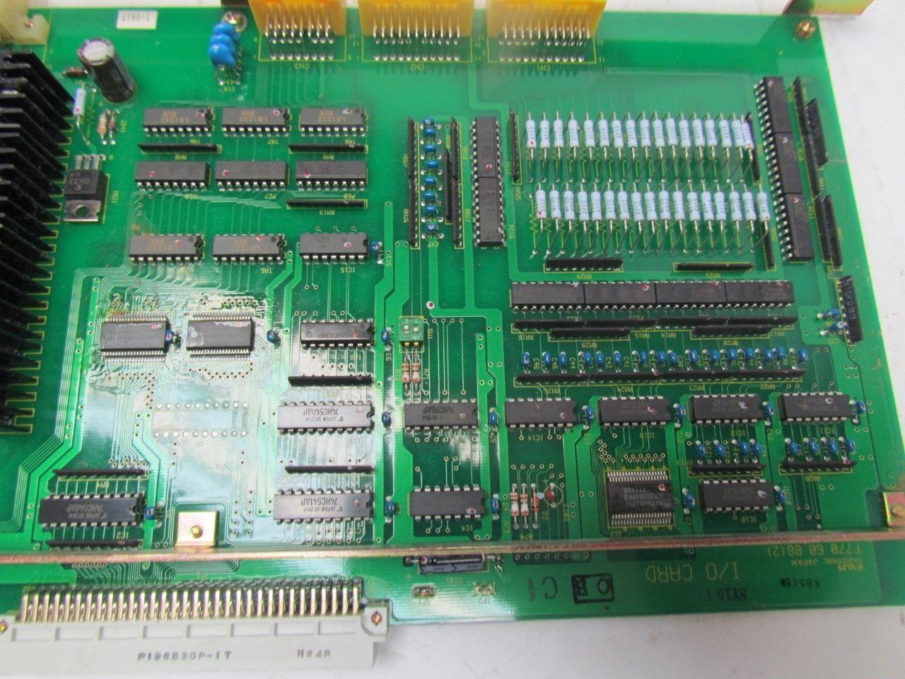 Fuji Electronic F770 60 88 (2) I/O Card Injection Moulding VT2-DIDO