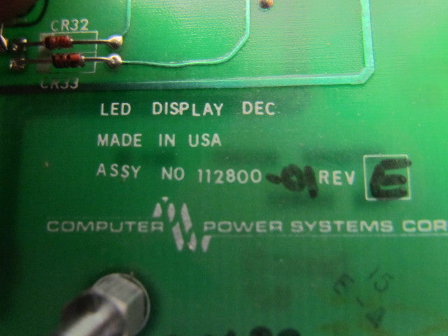 Computer Power Systems 112800 LED Display Board With Face Plate