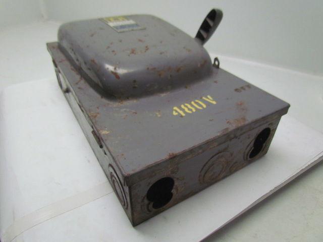 Square D H363 Safety Switch 100A 600V 3P Fused