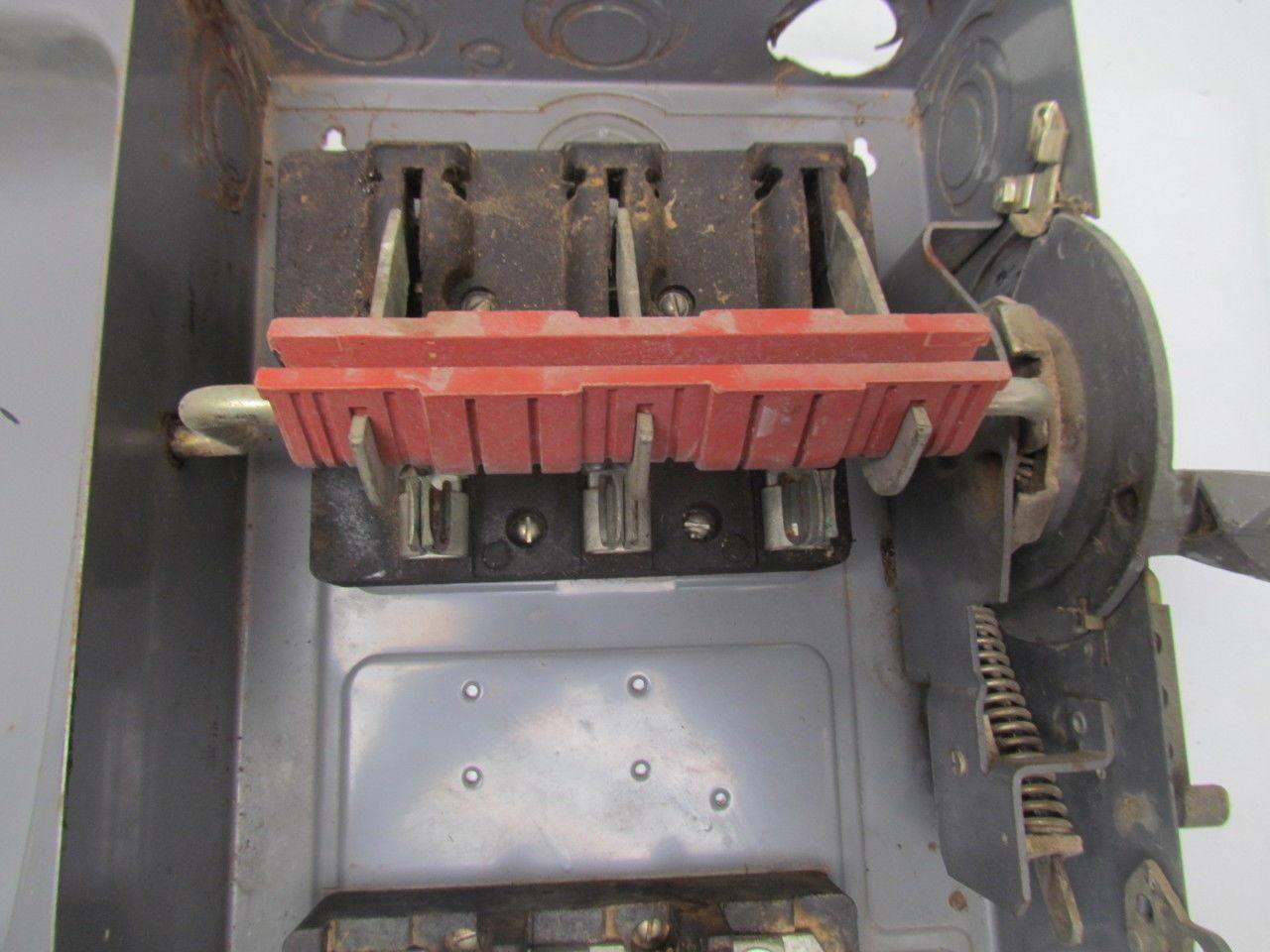 Square D H363 Safety Switch 100A 600V 3P Fused