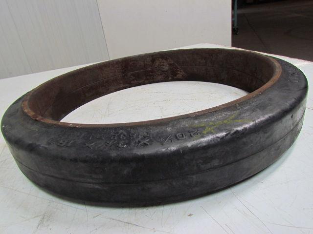 B.F. Goodrich 20-1/2"x3-1/2"x16-3/4" Press On Solid Rubber Smooth Forklift Tire