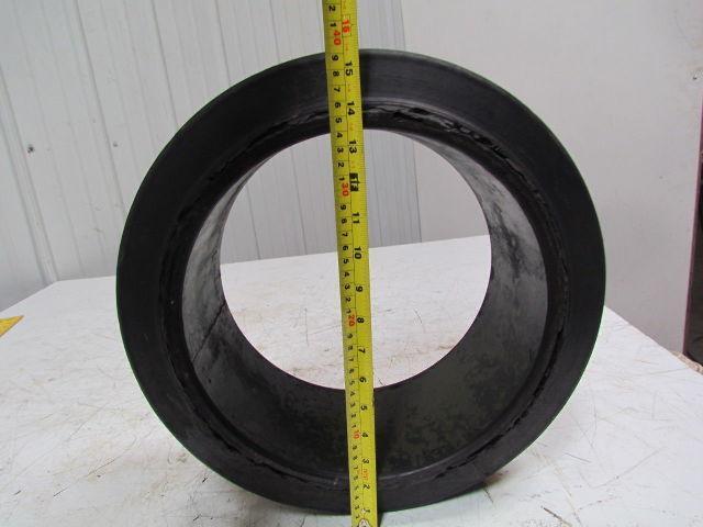 15-1/2"X6"X11-1/4" Press On Single Groove Solid Rubber Forklift Tire Wheel