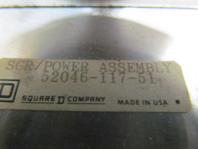 Square D 52046-117-51 SCR Power Assembly with control board
