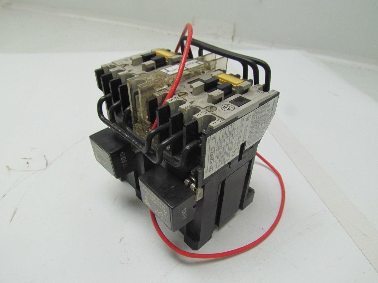 Allen Bradley 104-AO9NZ243 Ser A Reversing Contactor 600V 9A w/24VDC Coil