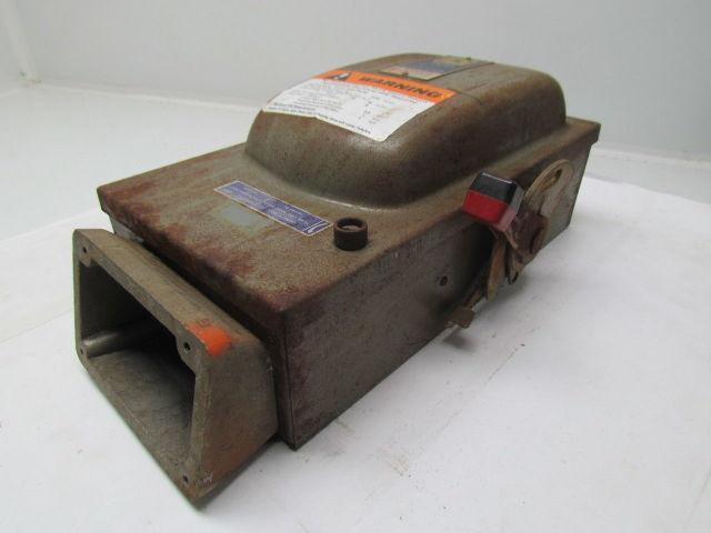 Square D H362AWC Ser D1 60amp 600VAC Fusible Disconnect Safety Switch