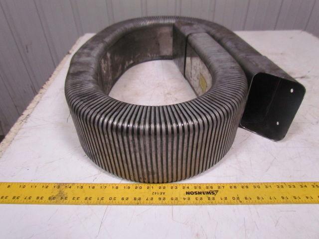 3" x 6" ID x 6' Steel Enclosed Wireway / Cable Hose Carrier