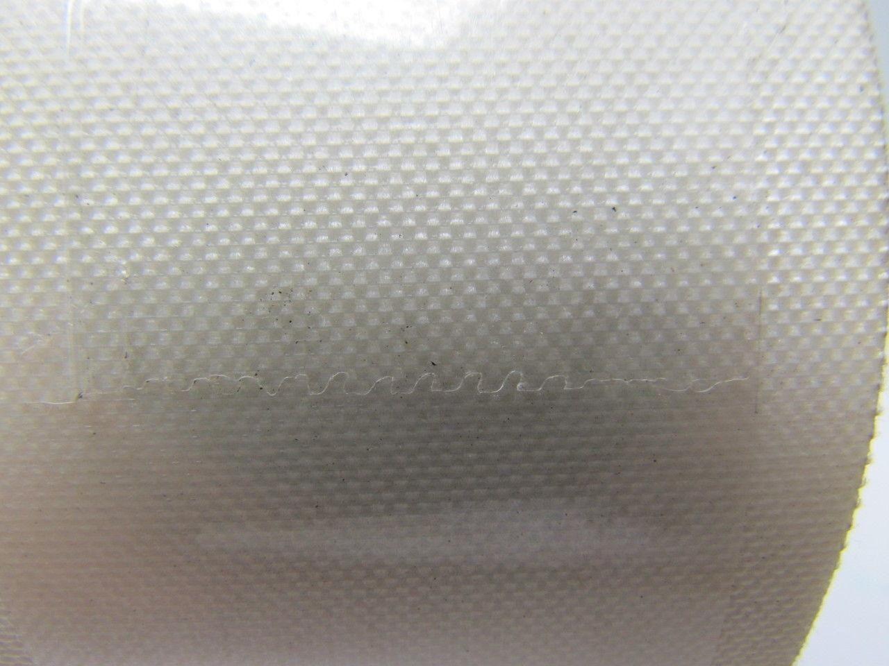 2 Ply White Inverted Pyramid Nylon Backed Conveyor Belt 0.092 Thick Lot of 3
