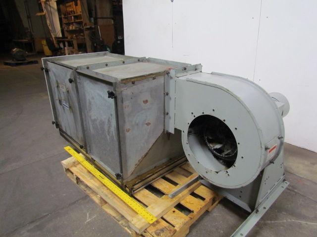 GreenHeck 09-BISW-21-9R-I 1 Hp 3Ph Centrifugal Blower Fan w/Sidelock Filter