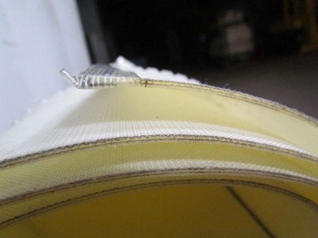 2 Ply Clear Urethane Smooth Top Conveyor Belt 7Ft X 56" 0.110" Thick