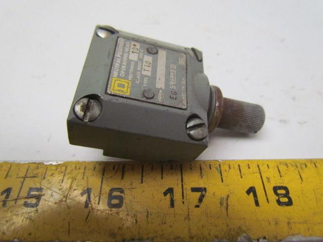 Square D T10 Neutral position operating head 10degrees pretravel class 9007