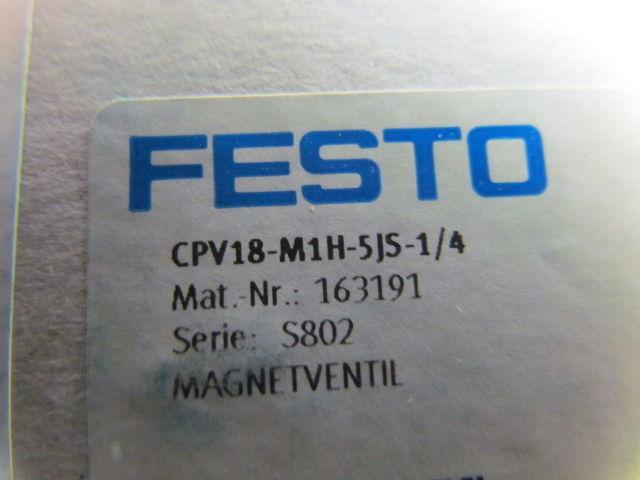 FESTO CPV18-M1H-5JS-1/4 Solenoid Valve