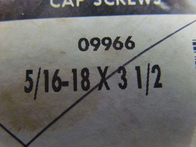 Unbrako 09966 5/16-18 x 3-1/2" Socket head cap screws box of 37