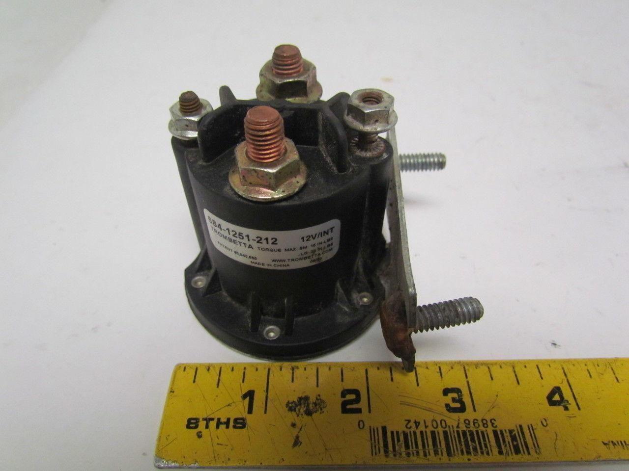 Trombetta 684-1251-212 12V Solenoid intermittent boss snowplow HYD08831