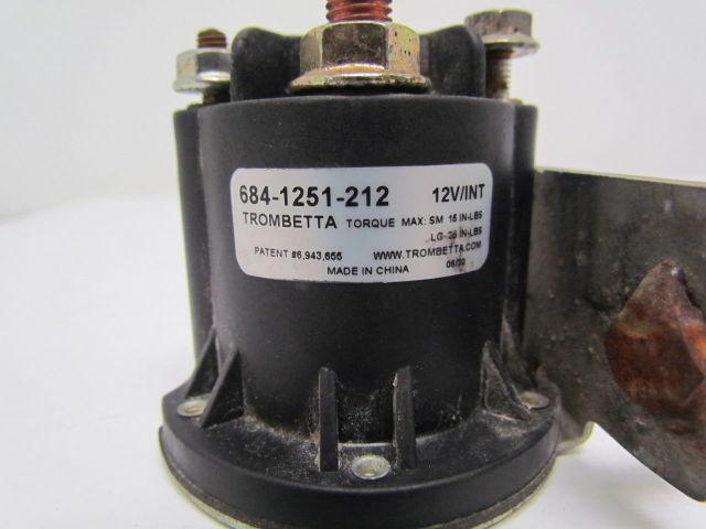 Trombetta 684-1251-212 12V Solenoid intermittent boss snowplow HYD08831