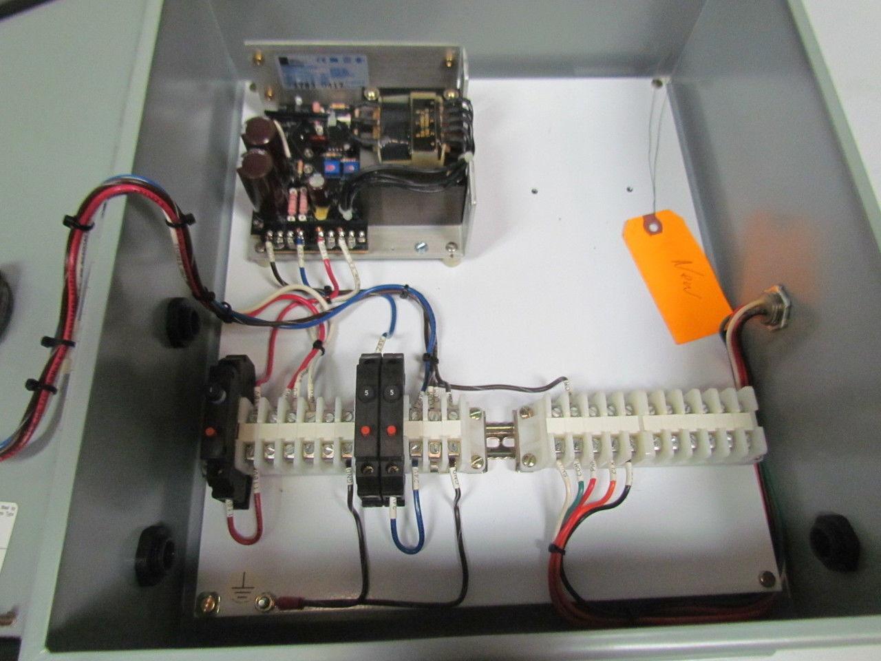 Sola Hoffman SLS-24-024T 1614CH 24VDC Regulated Power Supply in enclosure panel
