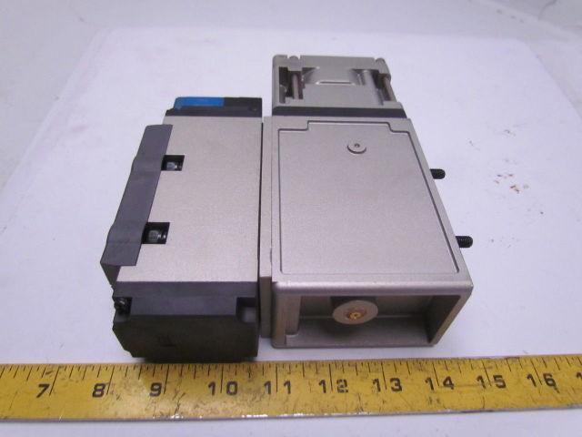 SMC Syndevco VSR8-8-FG-S-3EZ-V1- X1 Valve blue coil 4/5 port new Sol