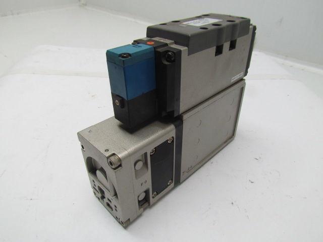 SMC Syndevco VSR8-8-FG-S-3EZ-V1- X1 Valve blue coil 4/5 port new Sol