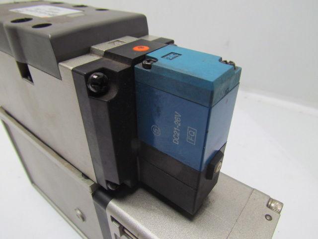 SMC Syndevco VSR8-8-FG-S-3EZ-V1- X1 Valve blue coil 4/5 port new Sol