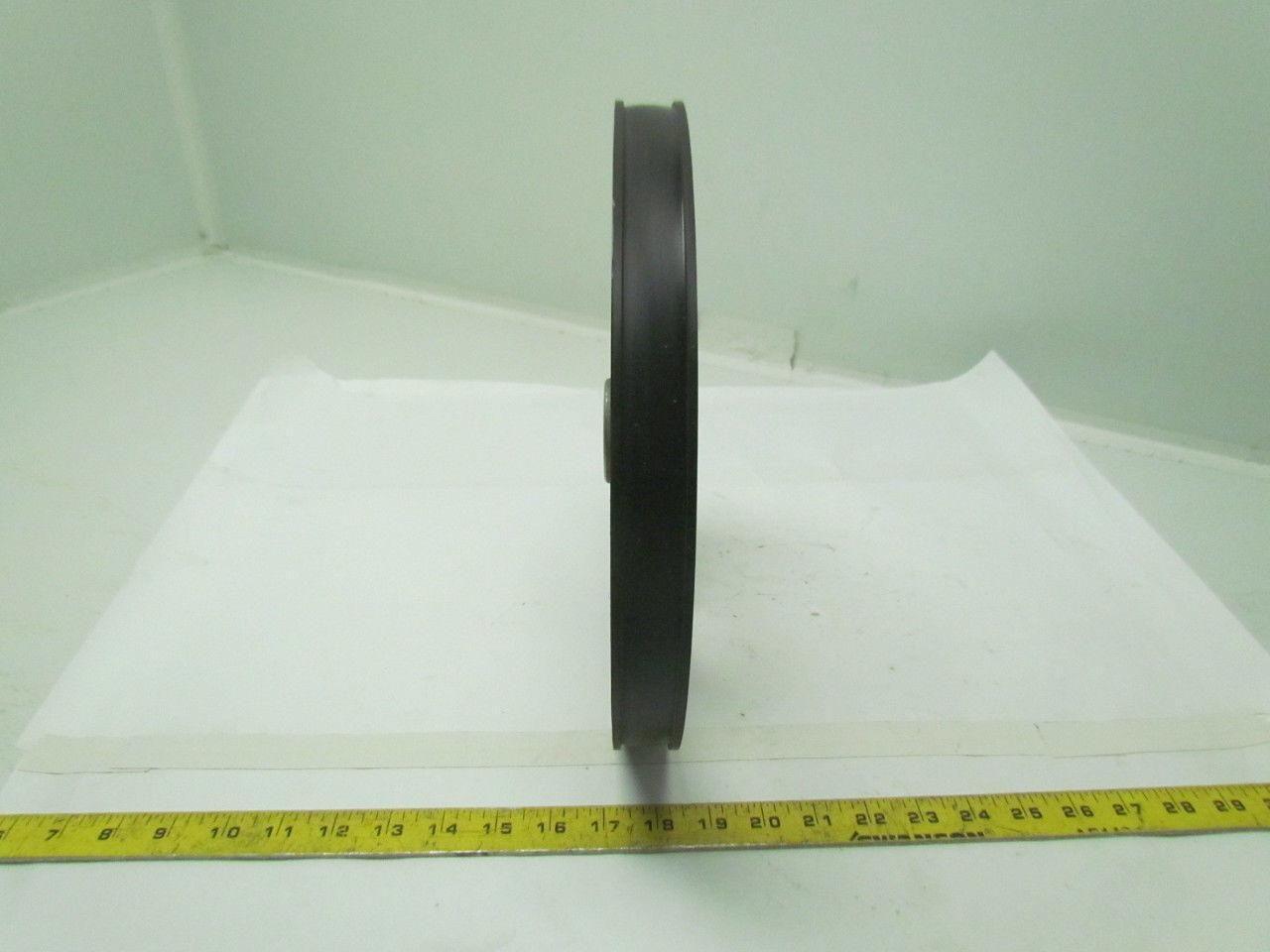 New Aluminum idler wheel 1-1/8"wx11-3/4"OD w/u-shaped band & 5/8" Roller Brgs.