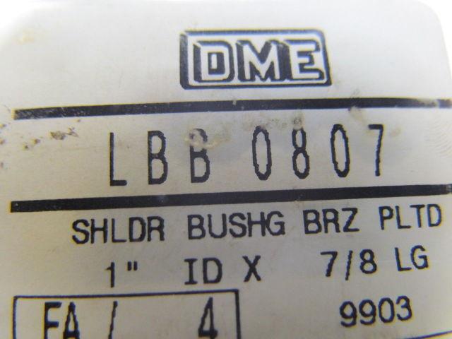 DME LBB0807 1"ID x 7/8" Bronze Plated shoulder bushing
