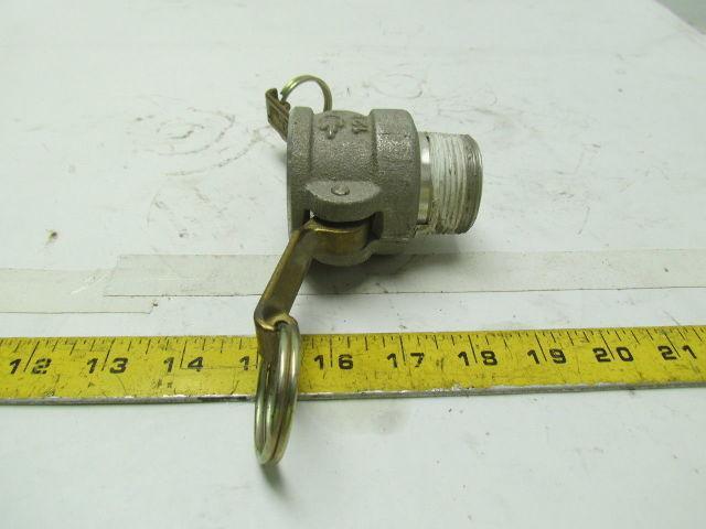 PT COUPLING 12B 1-1/4" camlock coupler male lot of 2 1 new 1 used