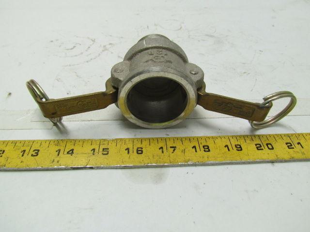 PT COUPLING 12B 1-1/4" camlock coupler male lot of 2 1 new 1 used