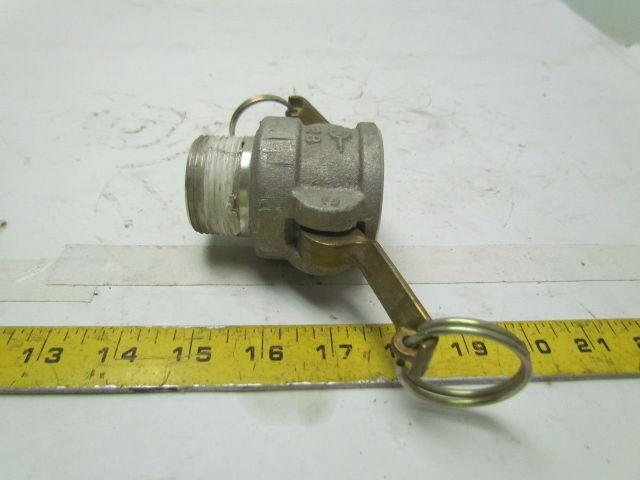PT COUPLING 12B 1-1/4" camlock coupler male lot of 2 1 new 1 used