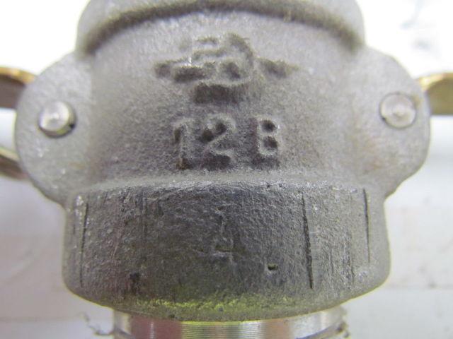 PT COUPLING 12B 1-1/4" camlock coupler male lot of 2 1 new 1 used